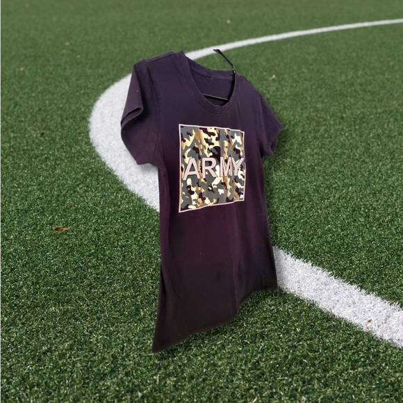 Black Army T Shirt - Picture 2 of 4